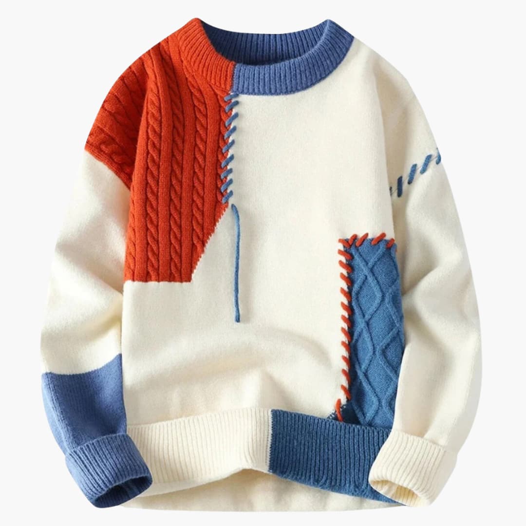 Sandro | Patchwork Sweater