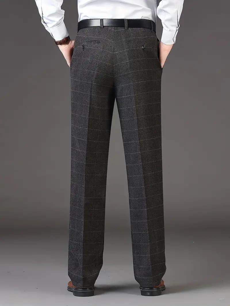 Ben | Men's chequered trousers