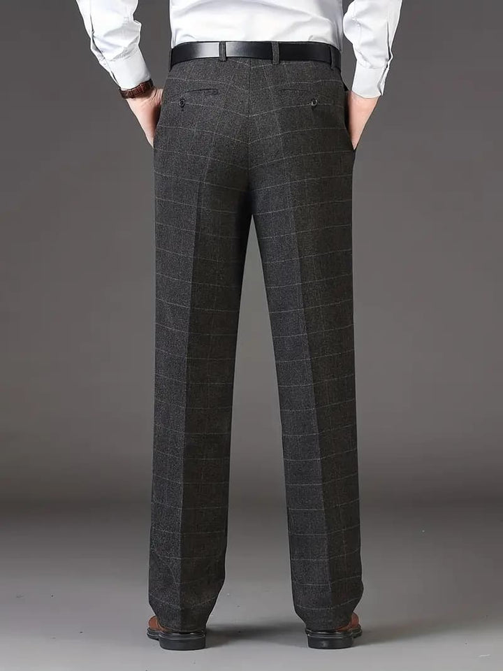 Ben | Men's chequered trousers