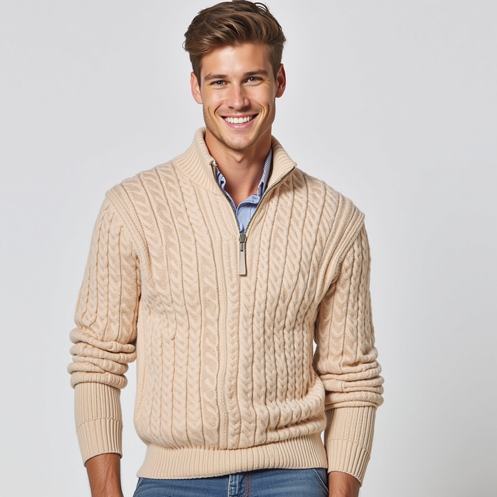 Daniel | Classic Zip Sweater