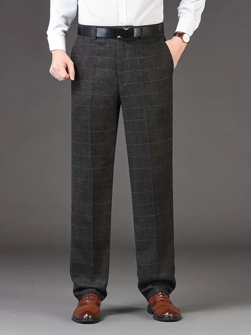 Ben | Men's chequered trousers