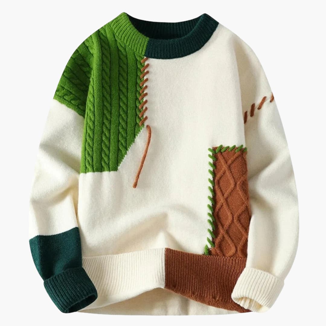 Sandro | Patchwork Sweater