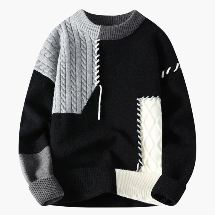 Sandro | Patchwork Sweater