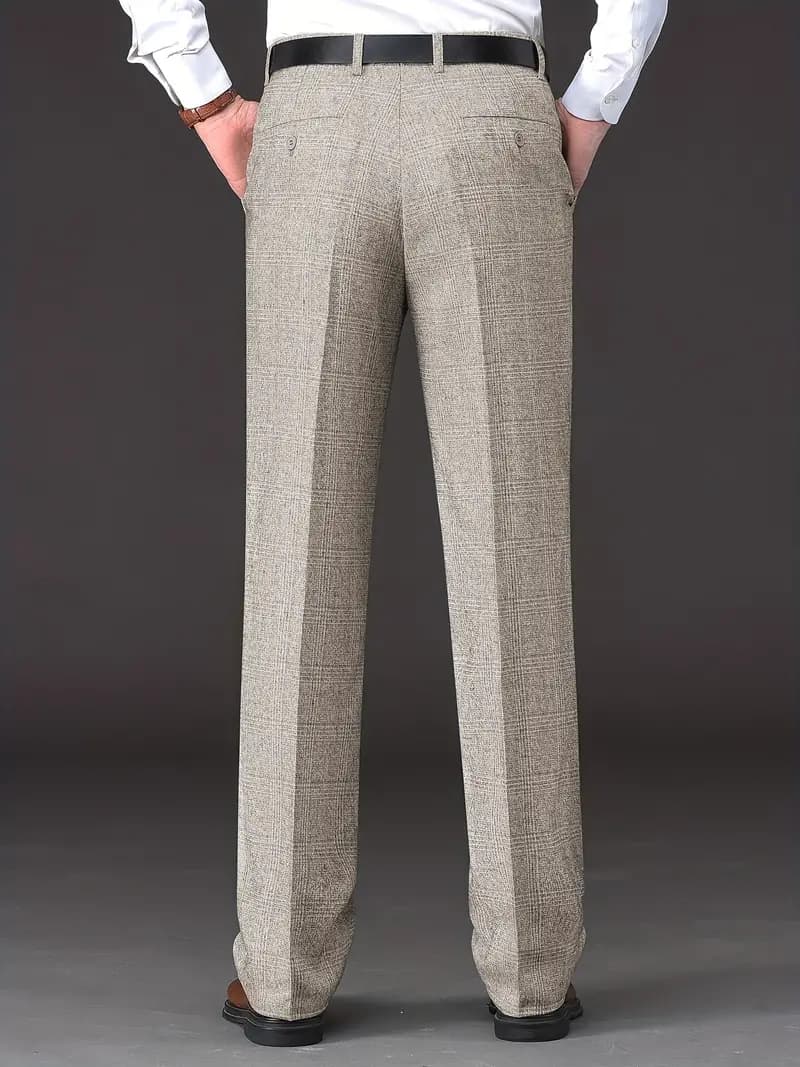 Ben | Men's chequered trousers