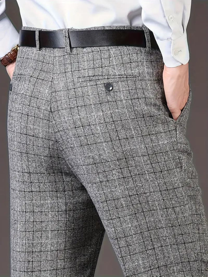 Ben | Men's chequered trousers