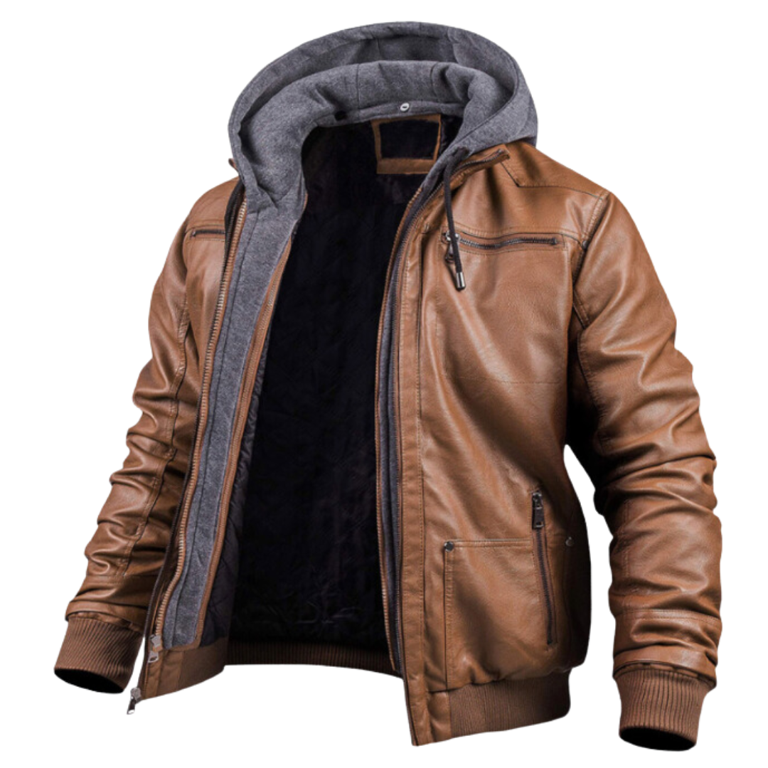 Lawrence | Leather Winter Jacket