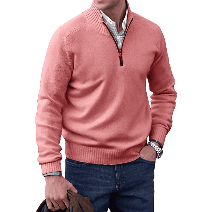 Jones | Casual Quarter-Zip Sweater