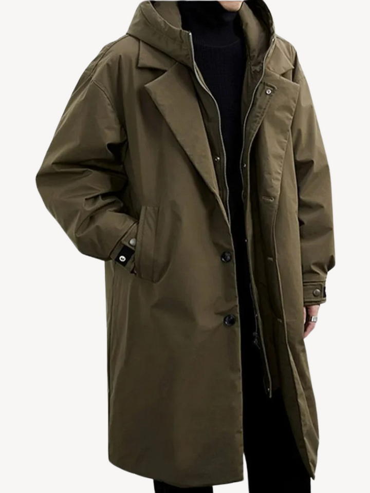 Morgan | Classic Hooded Trench Coat