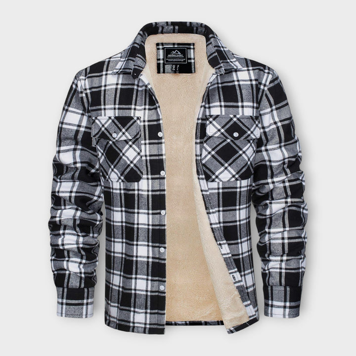 Klaus | Lined chequered shirt jacket