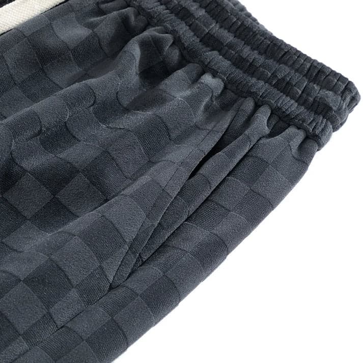 Julian | Stylish jogging trousers with checked pattern