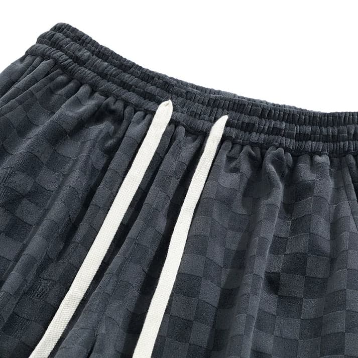 Julian | Stylish jogging trousers with checked pattern