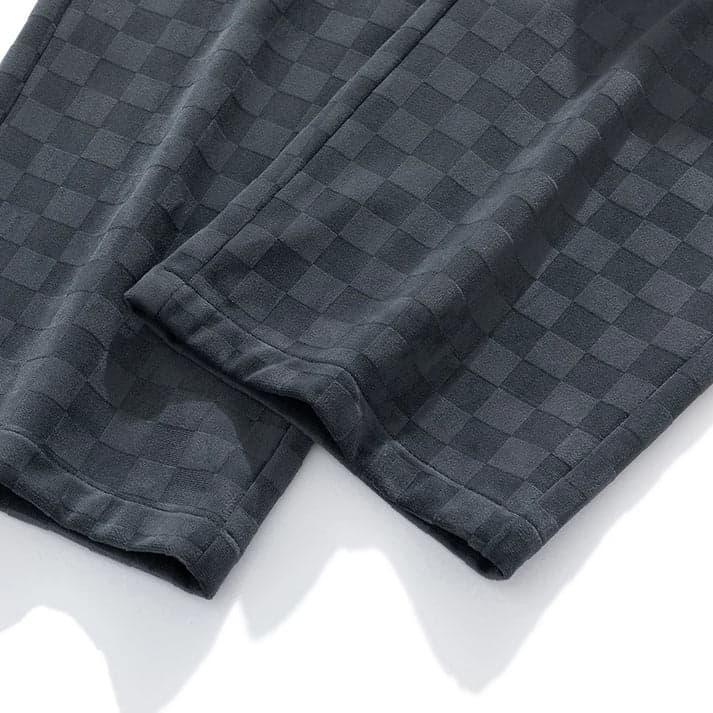 Julian | Stylish jogging trousers with checked pattern