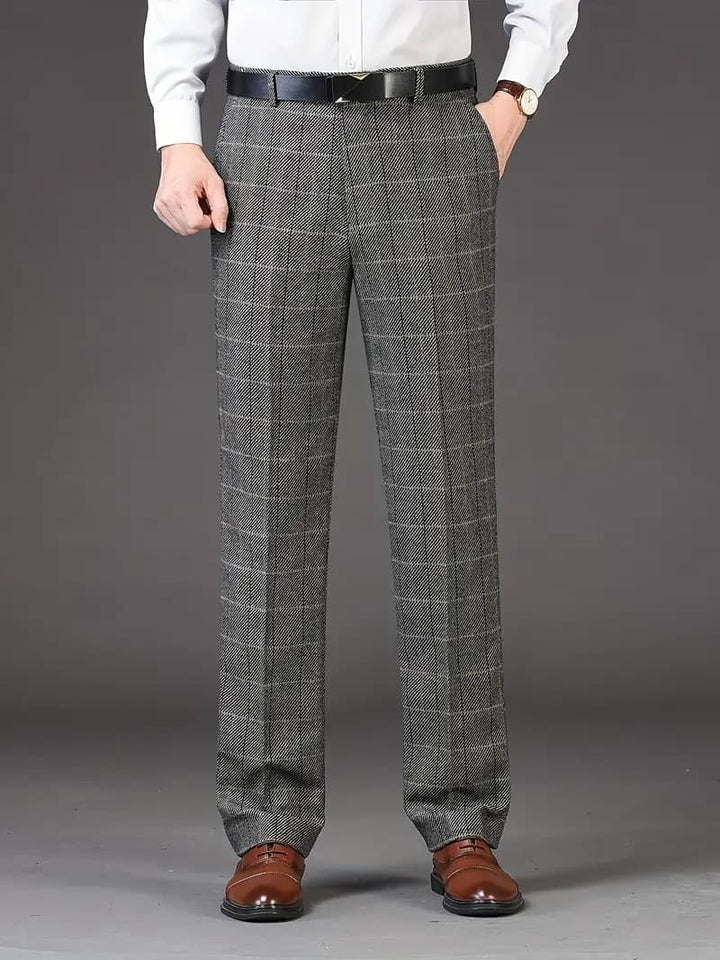 Ben | Men's chequered trousers