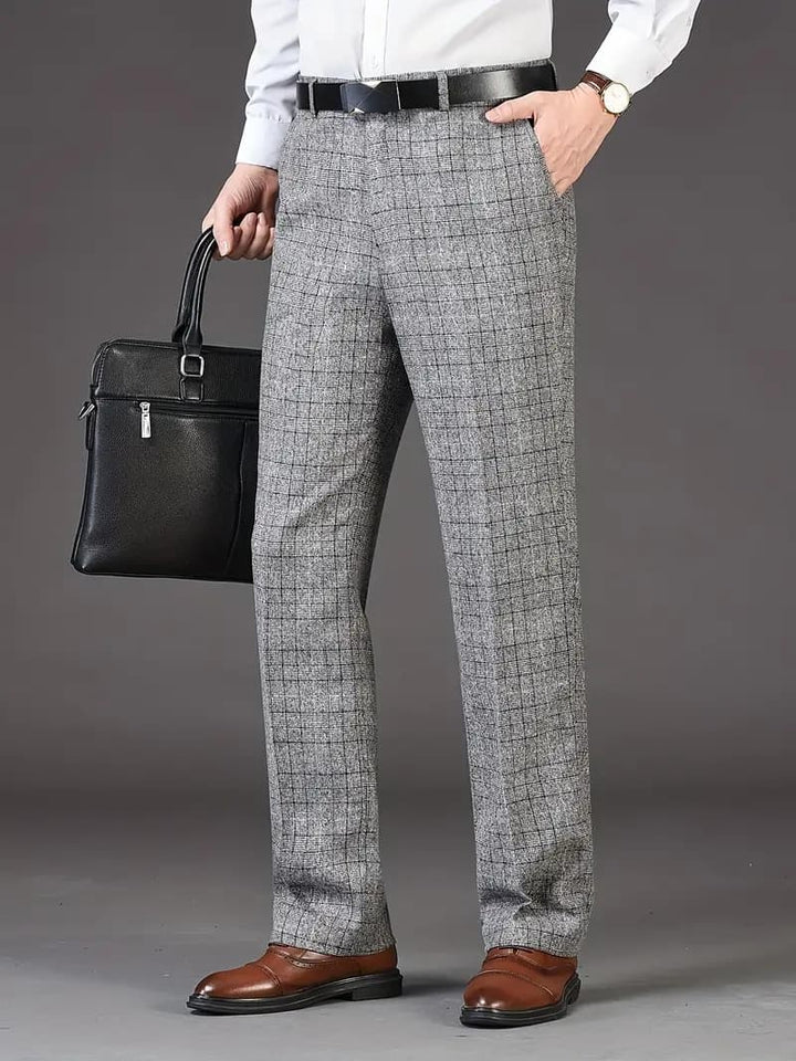 Ben | Men's chequered trousers