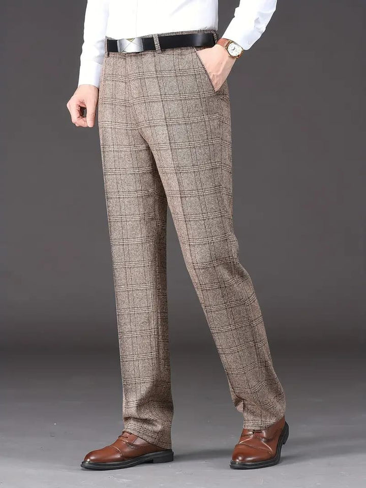 Ben | Men's chequered trousers