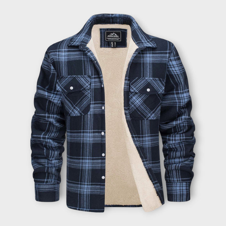 Klaus | Lined chequered shirt jacket