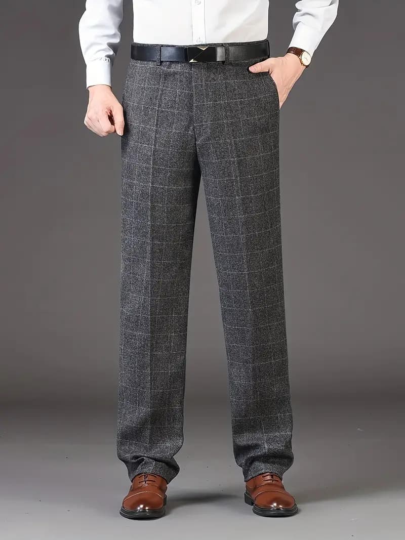 Ben | Men's chequered trousers