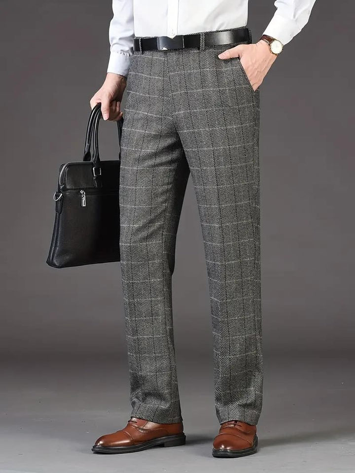 Ben | Men's chequered trousers