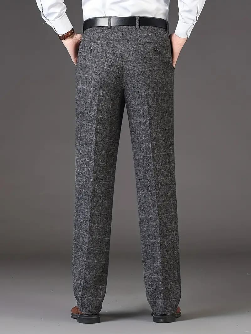 Ben | Men's chequered trousers