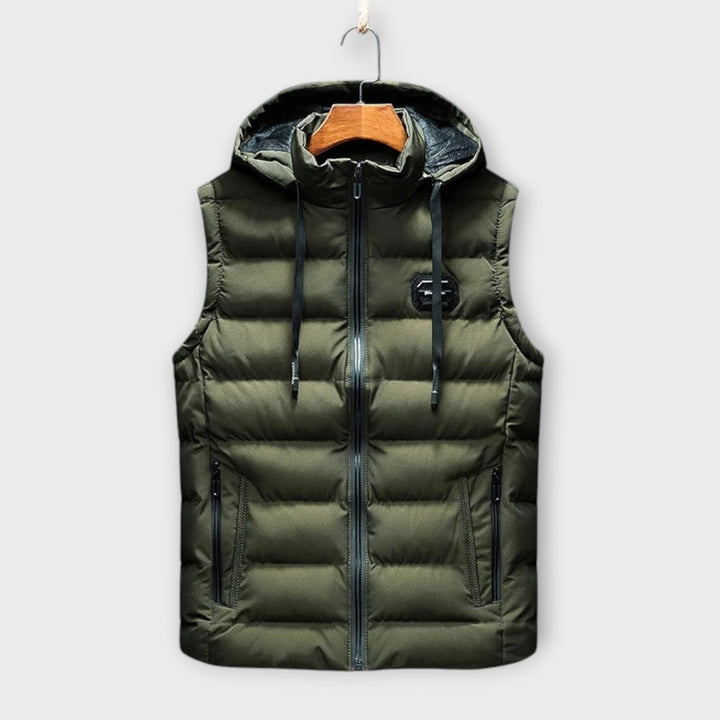 Antoine | Insulated waistcoat with hood