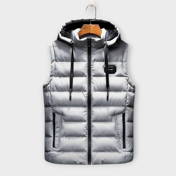 Antoine | Insulated waistcoat with hood